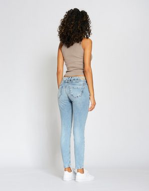 GANG Skinny-fit-Jeans 94NENA CROPPED aus besonders weicher Denim Qualität