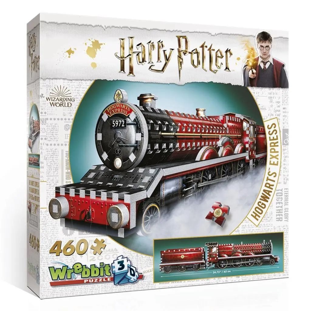 JH-Products Puzzle Hogwarts Express Zug/Hogwarts Express Train - 3D-Puzzle 460 Teile, 460 Puzzleteile