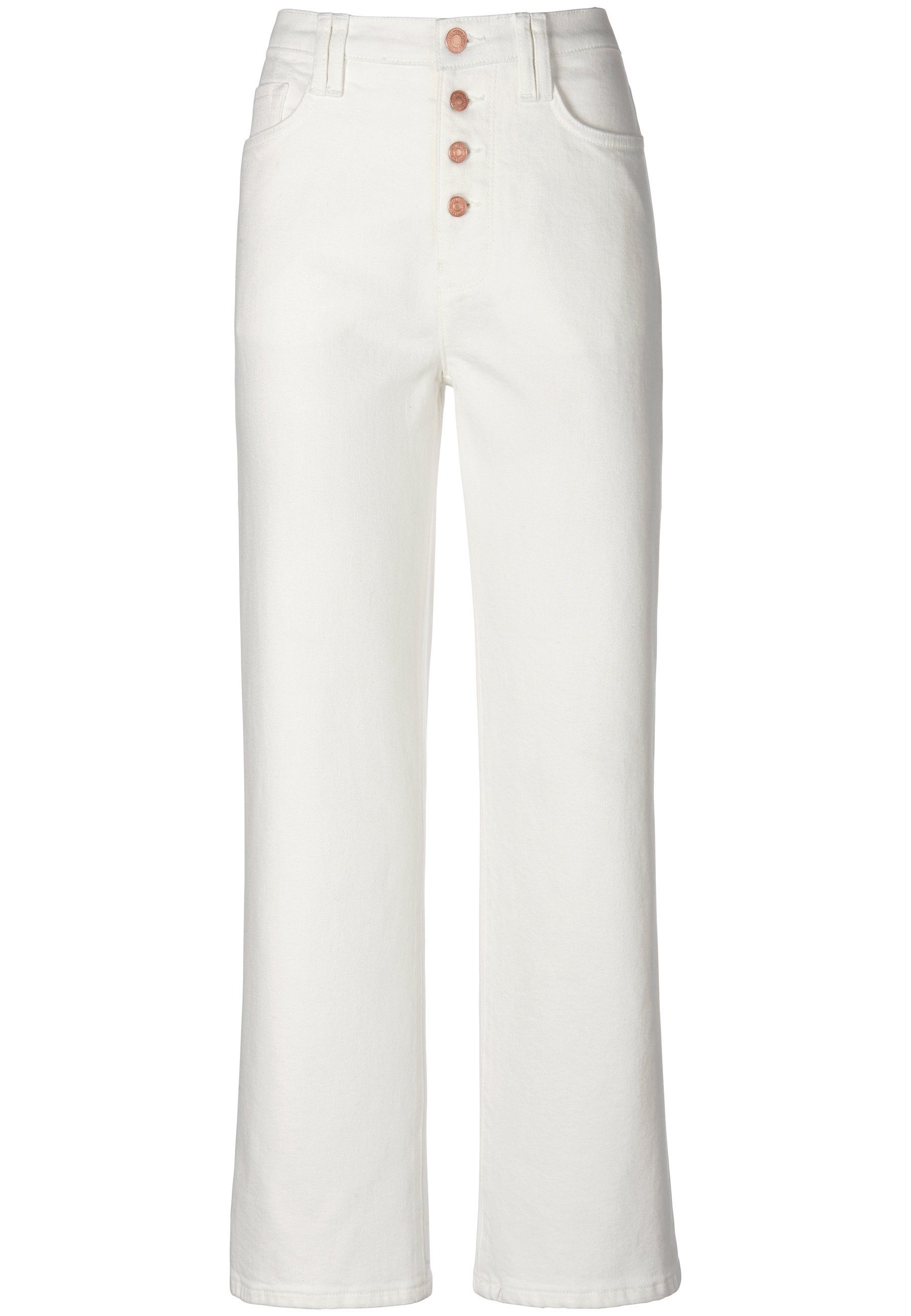 DAY.LIKE Cotton 7/8-Jeans mit white_denim Taschen