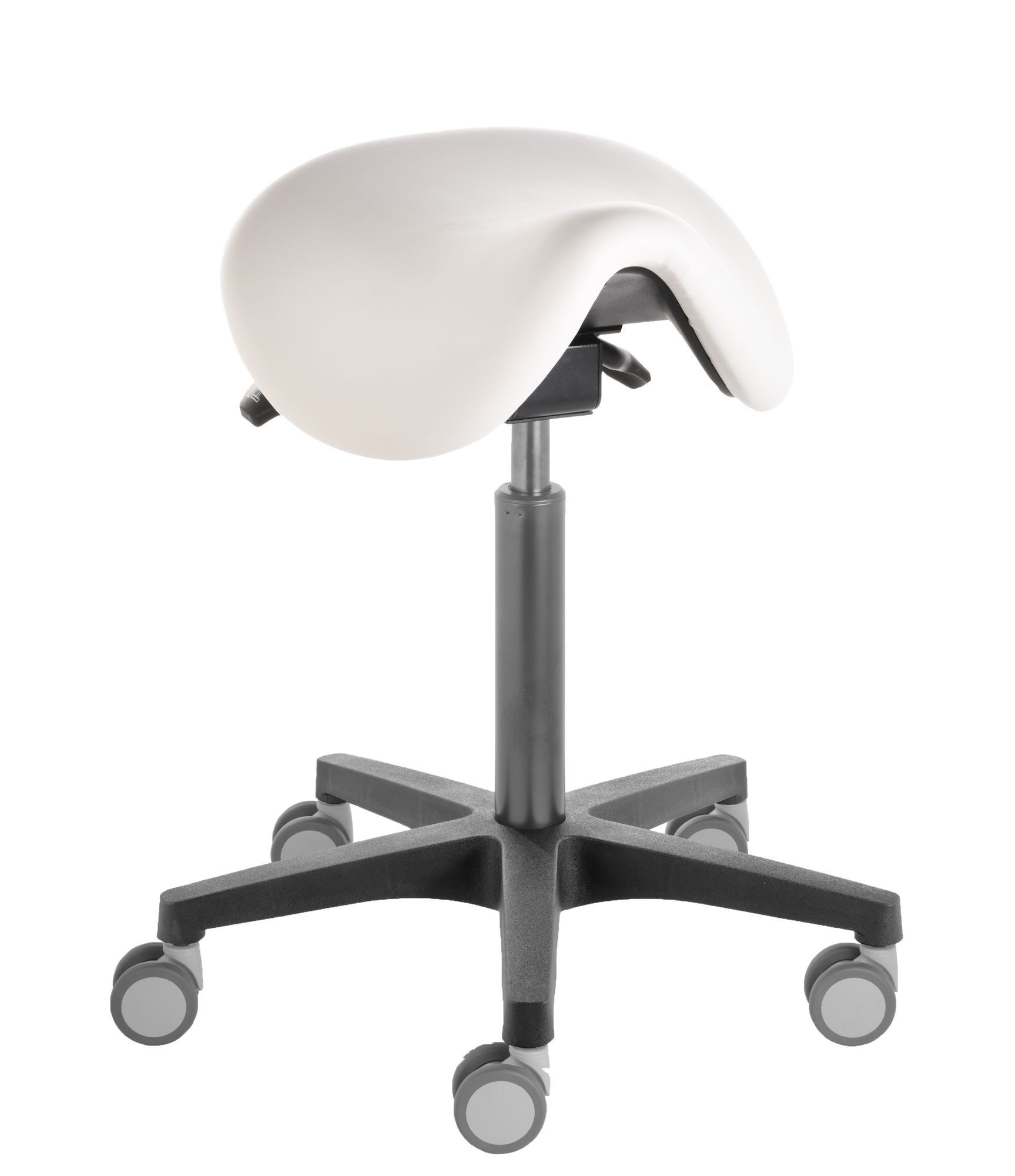 Prova Nova Arbeitshocker Sattelhocker docy® Kingston 4233, Sitzhöhe ca. 58 - 77 cm