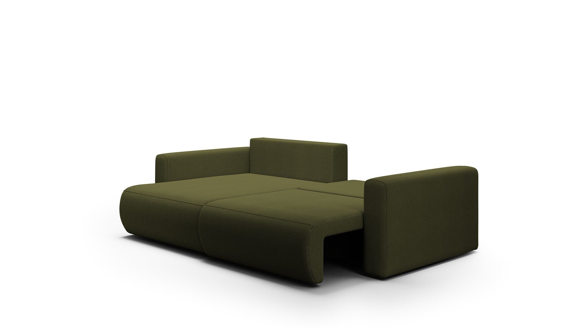 Fun Möbel Ecksofa Schlafsofa Sofa CHAIRA in Stoff Curio, Ottomane Links oder Rechts, Rundumbezug