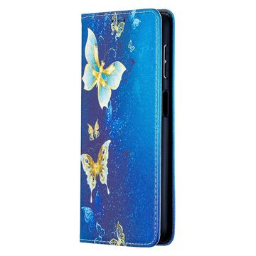 Wigento Handyhülle Für Samsung Galaxy A32 5G A326B Kunstleder Handy Tasche Book Motiv 3 Schutz Hülle Case Cover Etui Neu