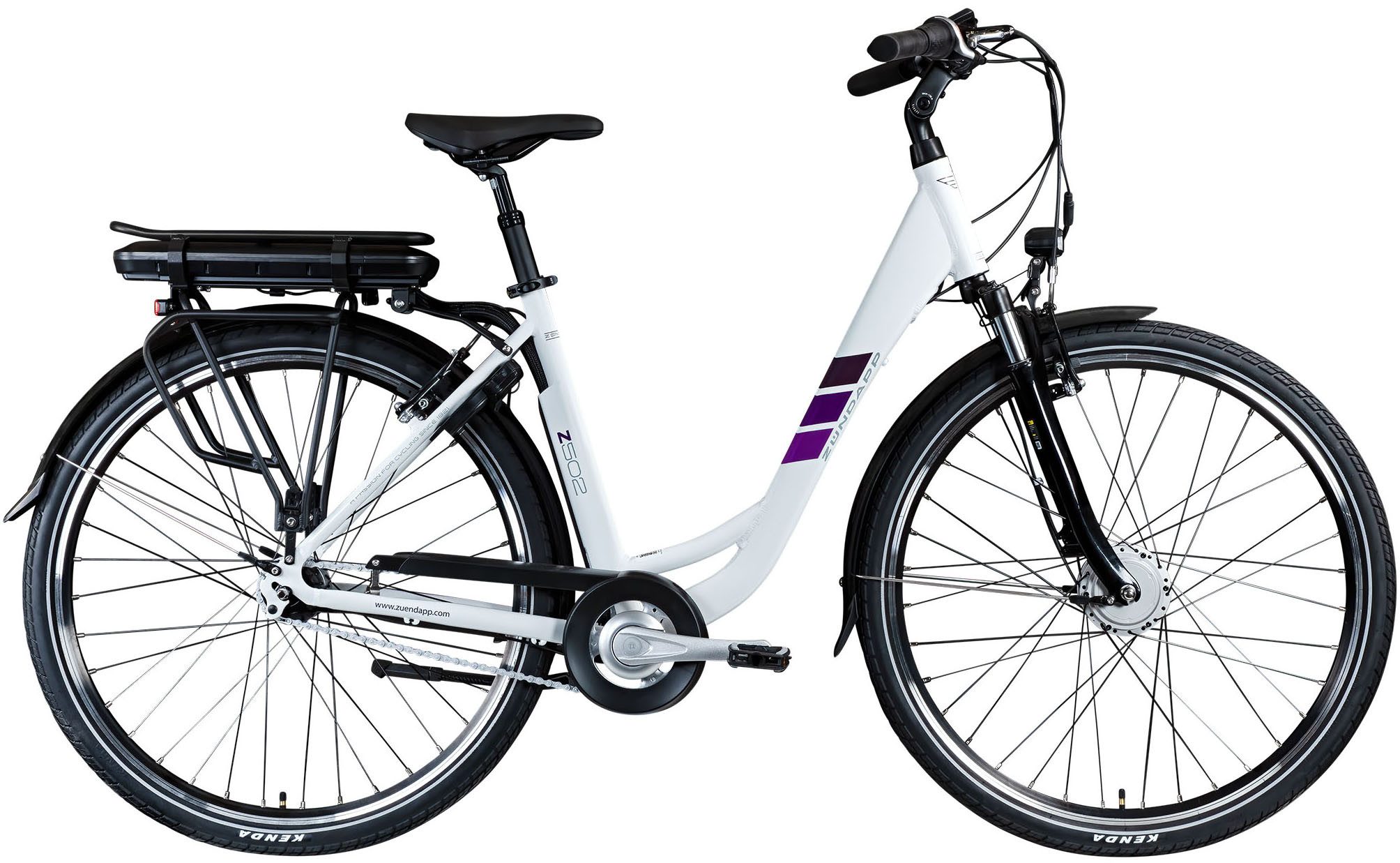 Zündapp E-Bike Cityrad Z502, 7 Gang, Nabenschaltung, Frontmotor, 522 Wh, Pedelec, Elektrofahrrad für Damen und Herren