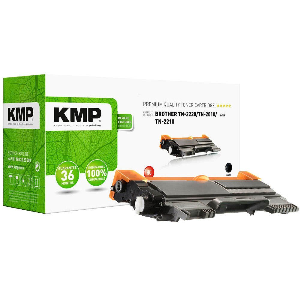 KMP Tonerkartusche 1 Toner B-T47 ERSETZT TN-2220 / TN-2010 - black, (1-St)