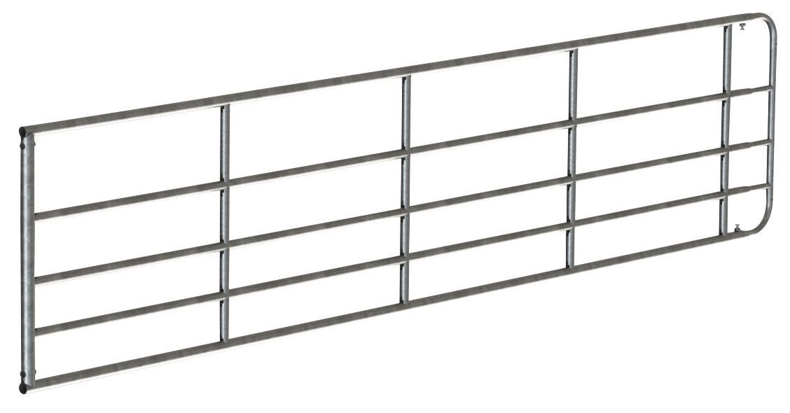 Kerbl Weidenzaun Verstellb. Weidetor, 90cm 4-5m verzinkt