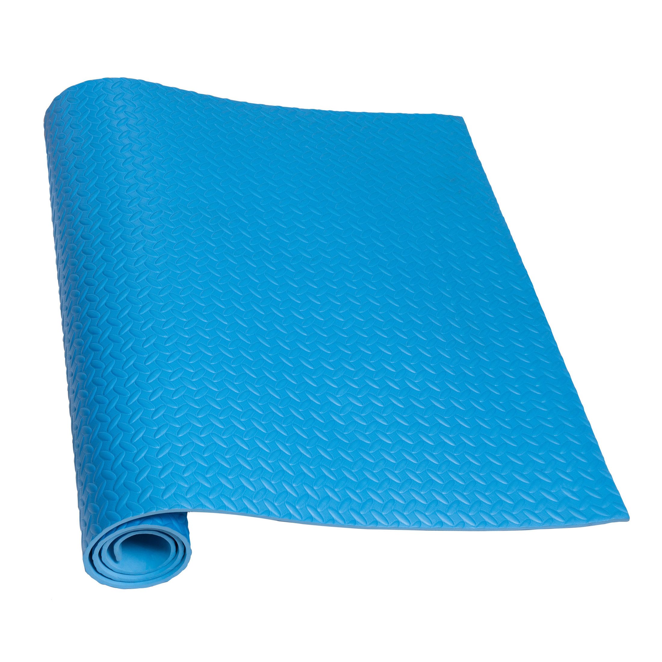 HD Fitness Bodenmatte Eva Unterlegmatte für Fitnessgeräte rutschfest mit Bändern (1-St), 200x100cm 7mm Dicke