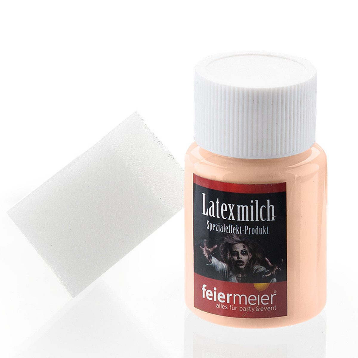 feiermeier Theaterschminke Feiermeier Latexmilch 28,3ml, Beige, Halloween S