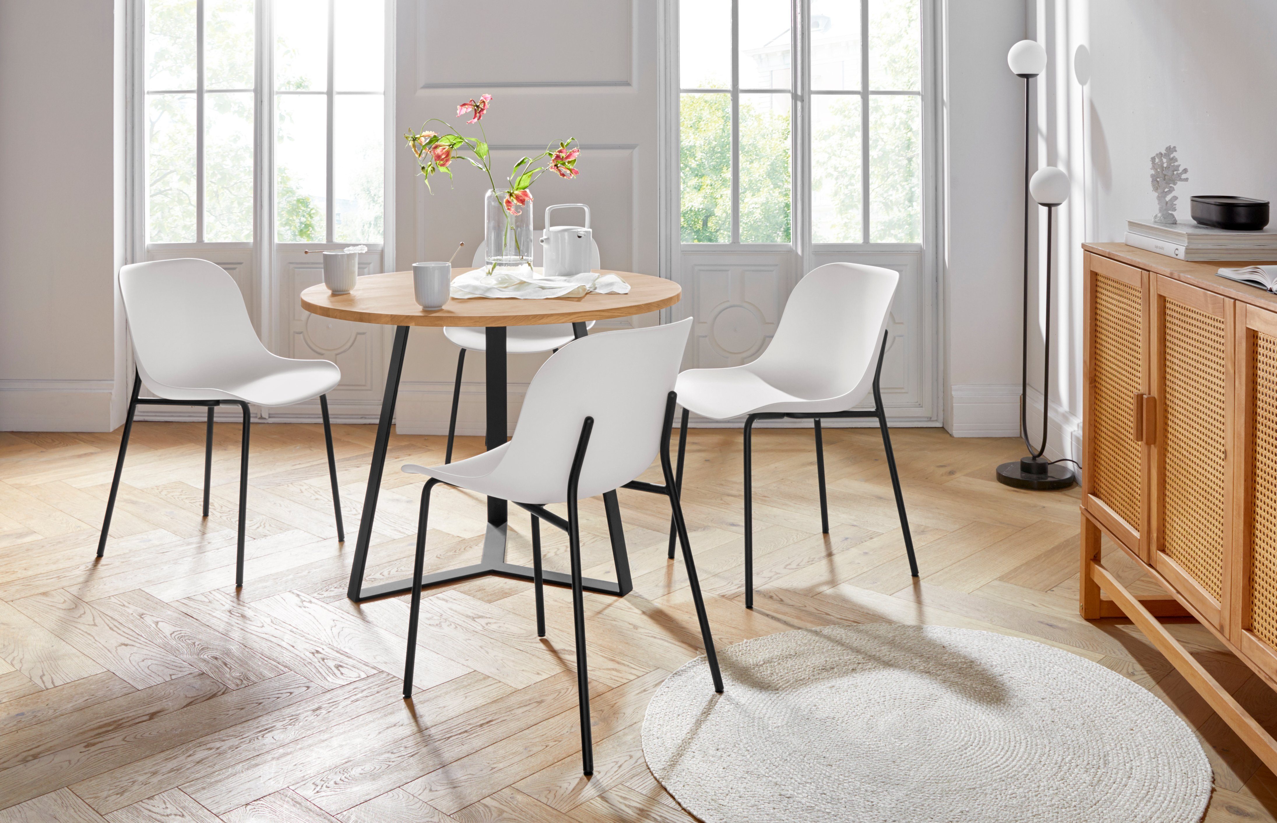 andas Esstisch Taran (Gesamtmaße D/H: 100/75cm)