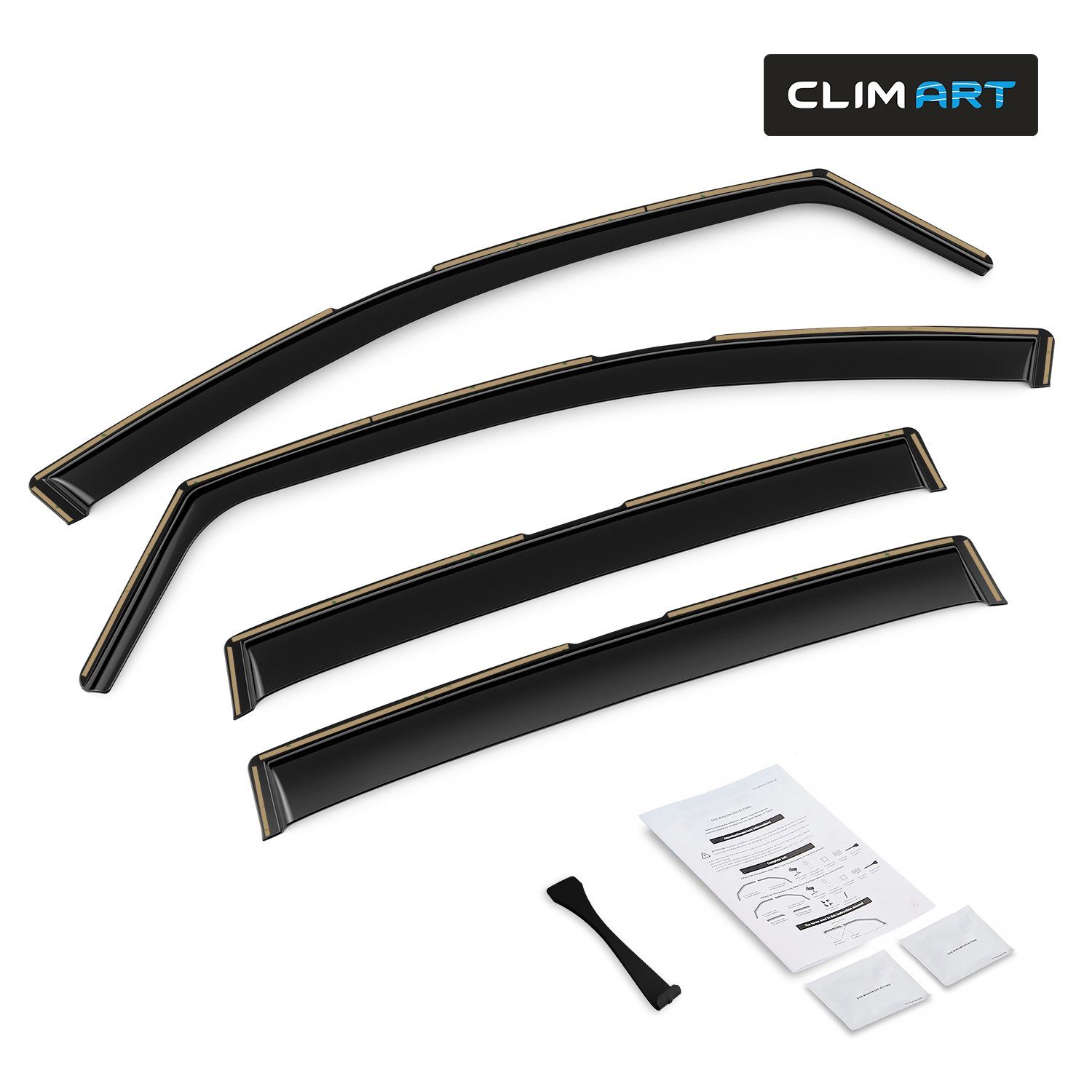 CLIM Art Kia St) SUV Windabweiser Sportage Clim (4 Auto-Fußmatte für/kompatible ART mit 2016-2021