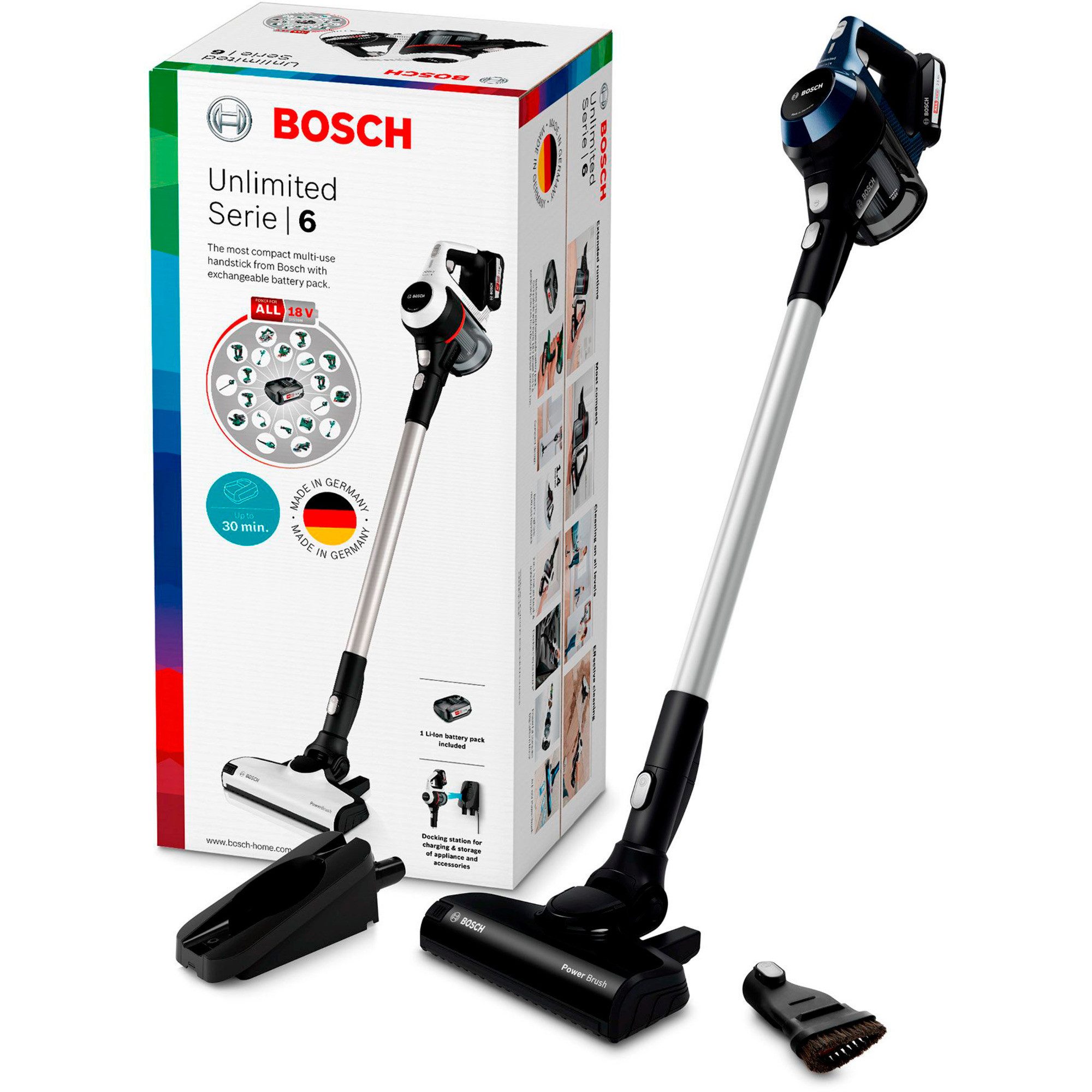 BOSCH Пылесосы Bosch Home BBS611PCK, Стальной пылесос, Beutellos