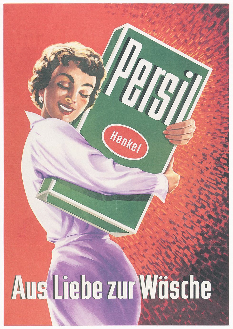 BillerAntik Kunstdruck Aus Liebe zur Wäsche: PERSIL Waschmittel Haushalt Kunstdruck Werbung 3, (1 St)