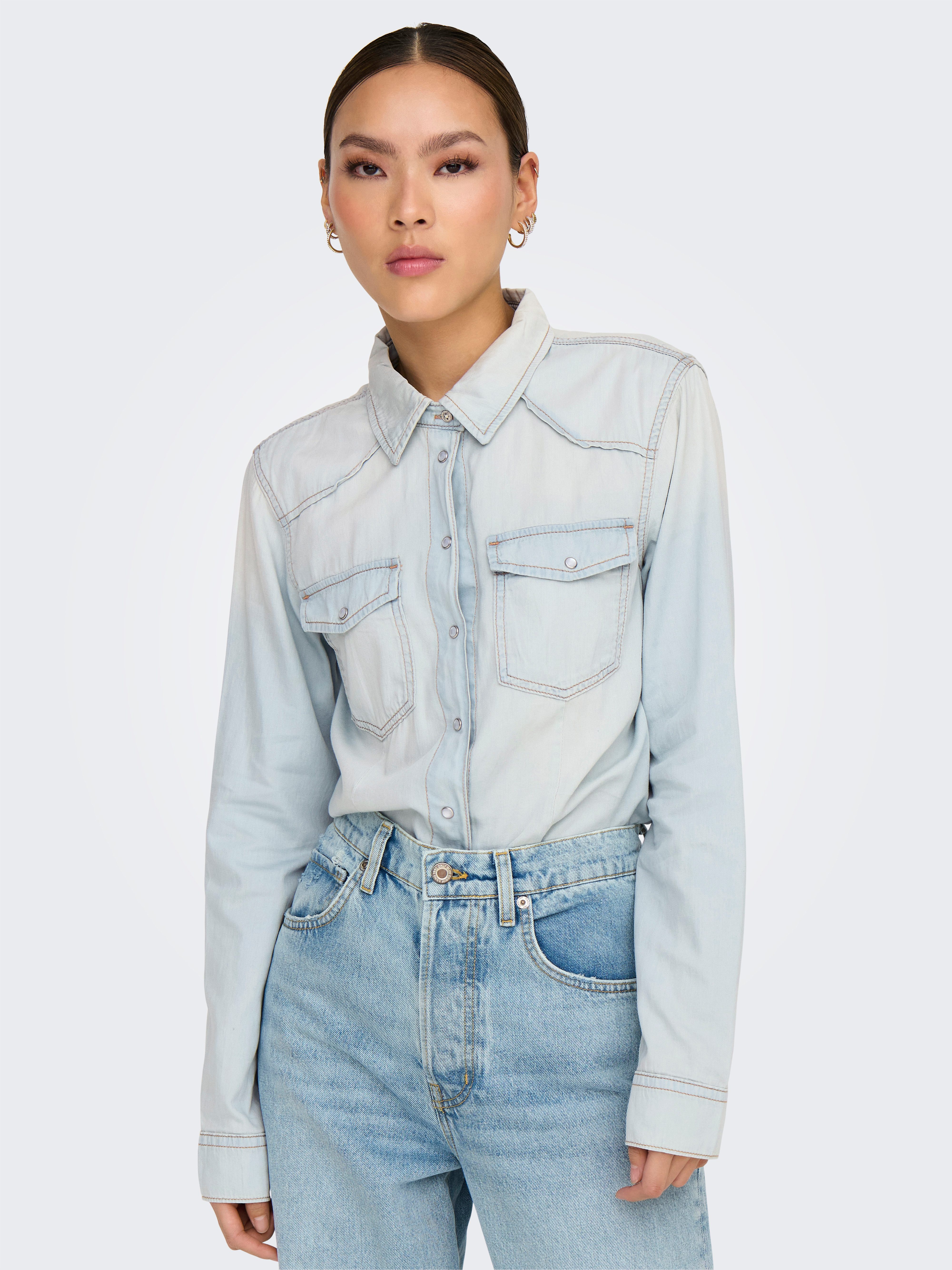 ONLY Jeansbluse ONLALICE REG SHIRT DNM günstig online kaufen