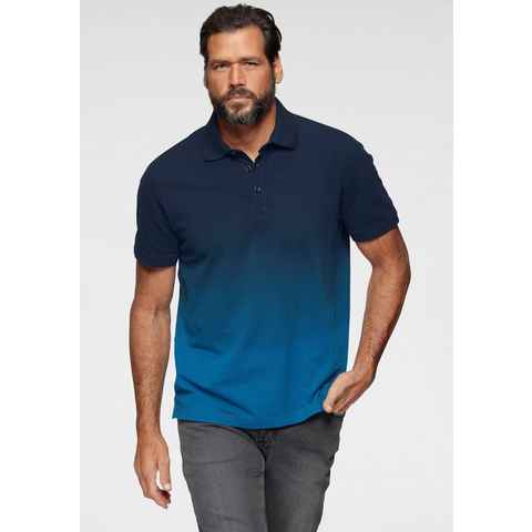 Man's World Poloshirt mit Farbverlauf