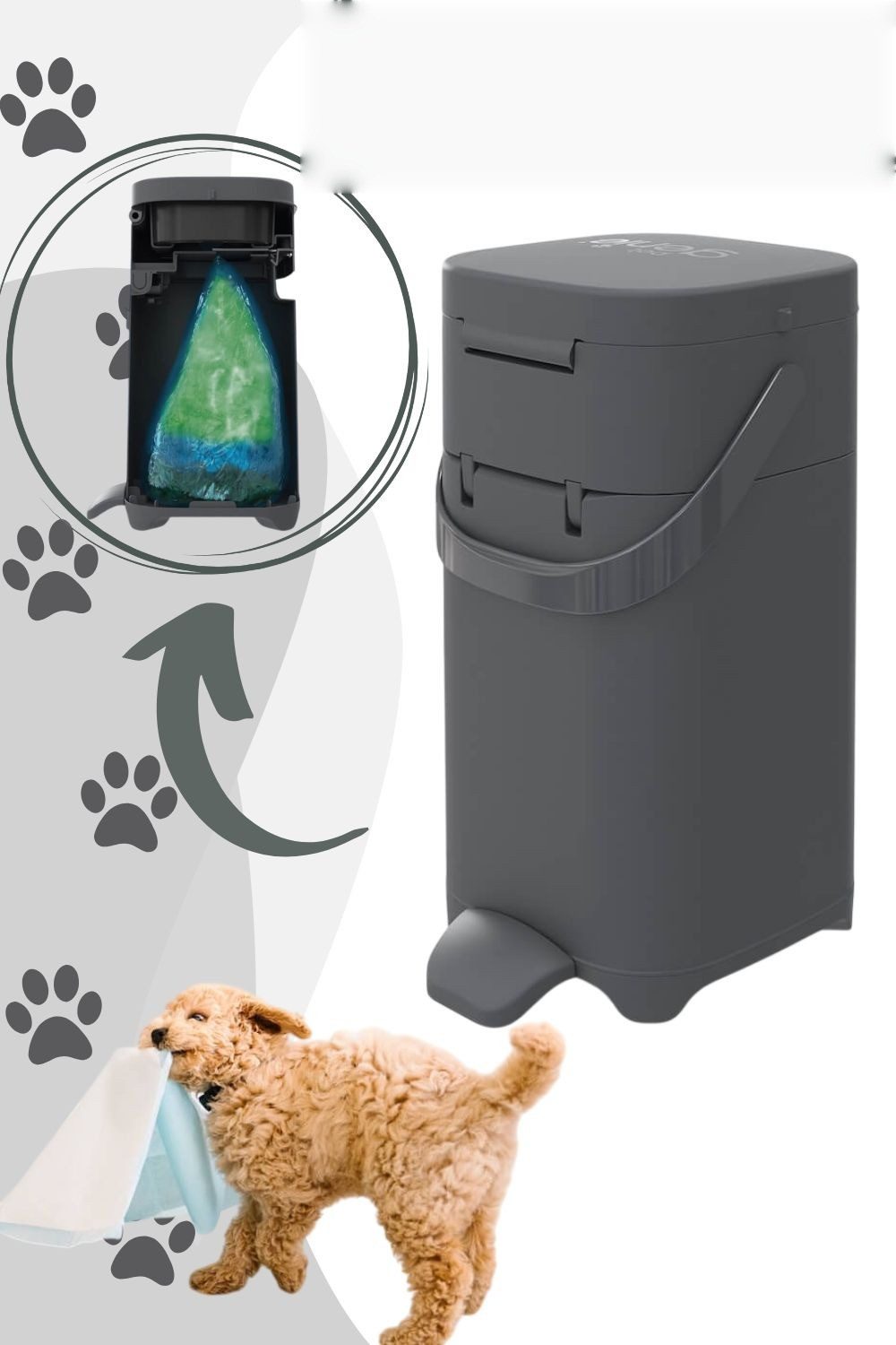 Pet Genie Hundetoilette Hundekot-Entsorgungssystem