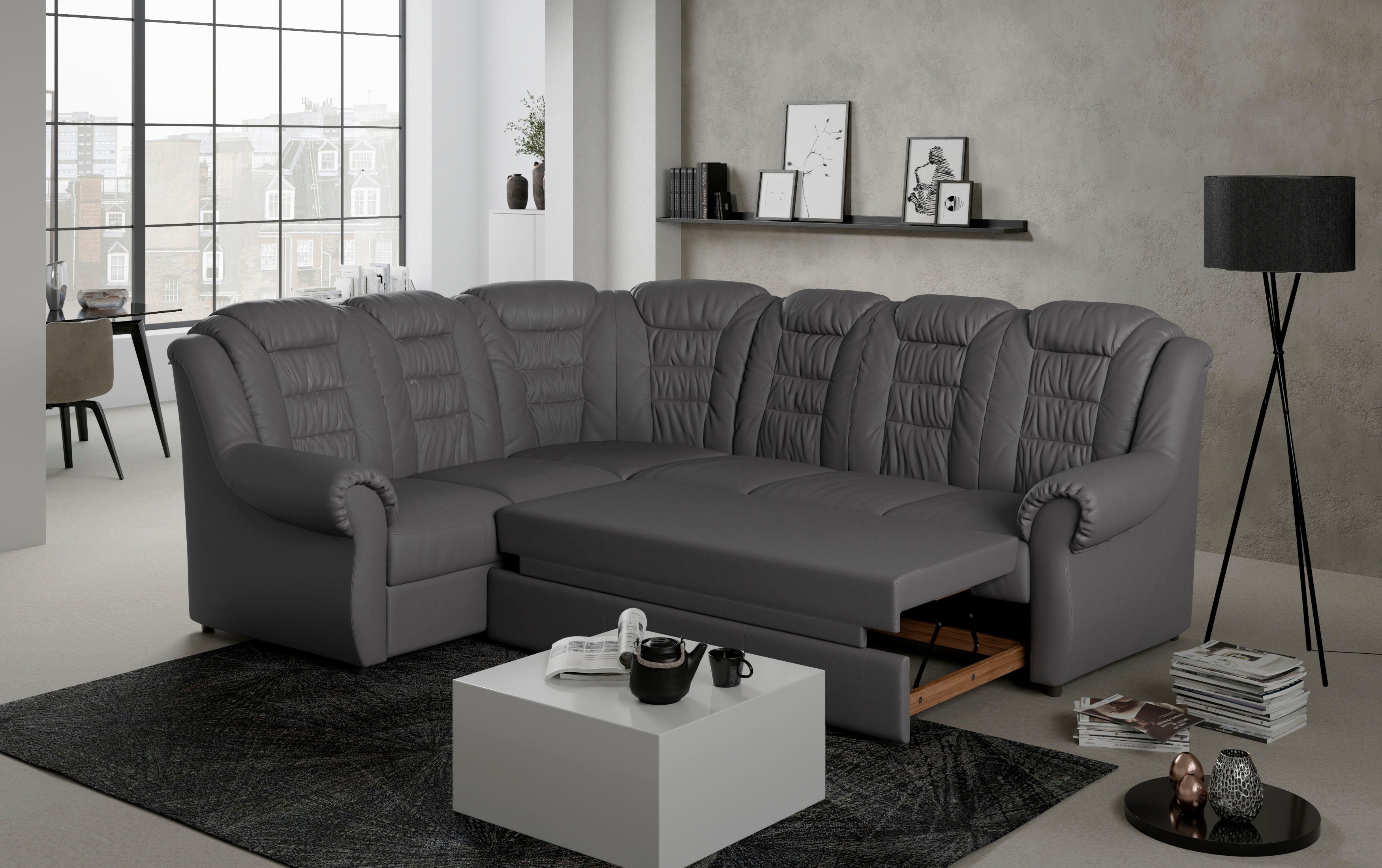 Home affaire Ecksofa Boston L-Form, mit günstig online kaufen