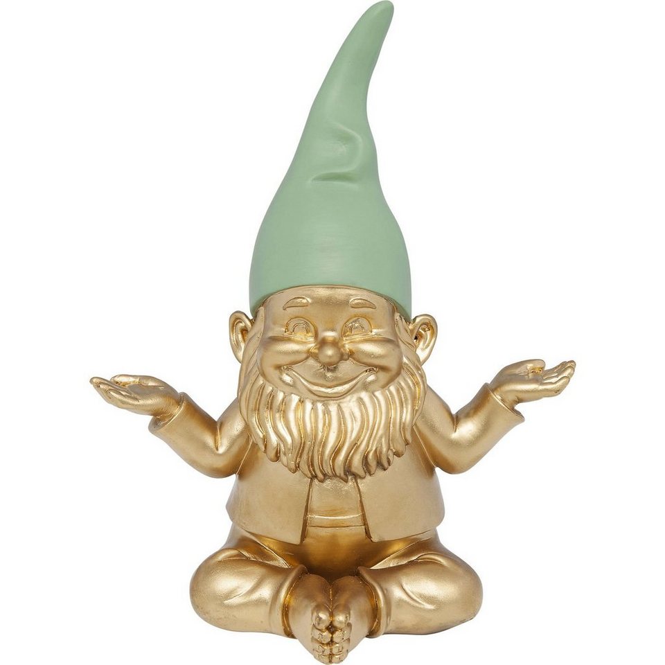 KARE Dekoobjekt »Deko Figur Zwerg Meditation Gold Grün ... KARE Dekoobjekt »Deko Figur Zwerg Meditation Gold Grün ...