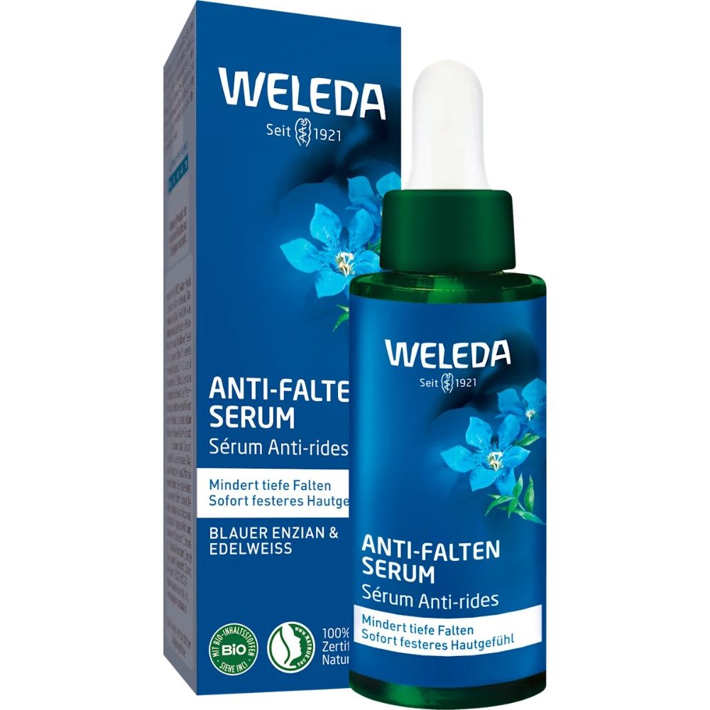 WELEDA Gesichtsserum Anti-Falten Serum blauer Enzian & Edelweiss