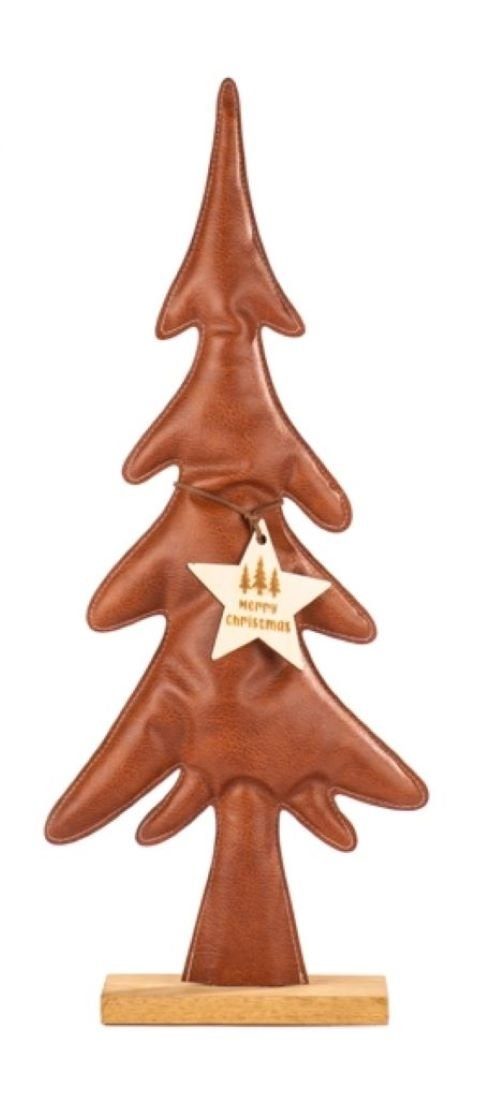 Baden Weihnachtsfigur Weihnachtsbaum aus Kunstleder - 57 cm
