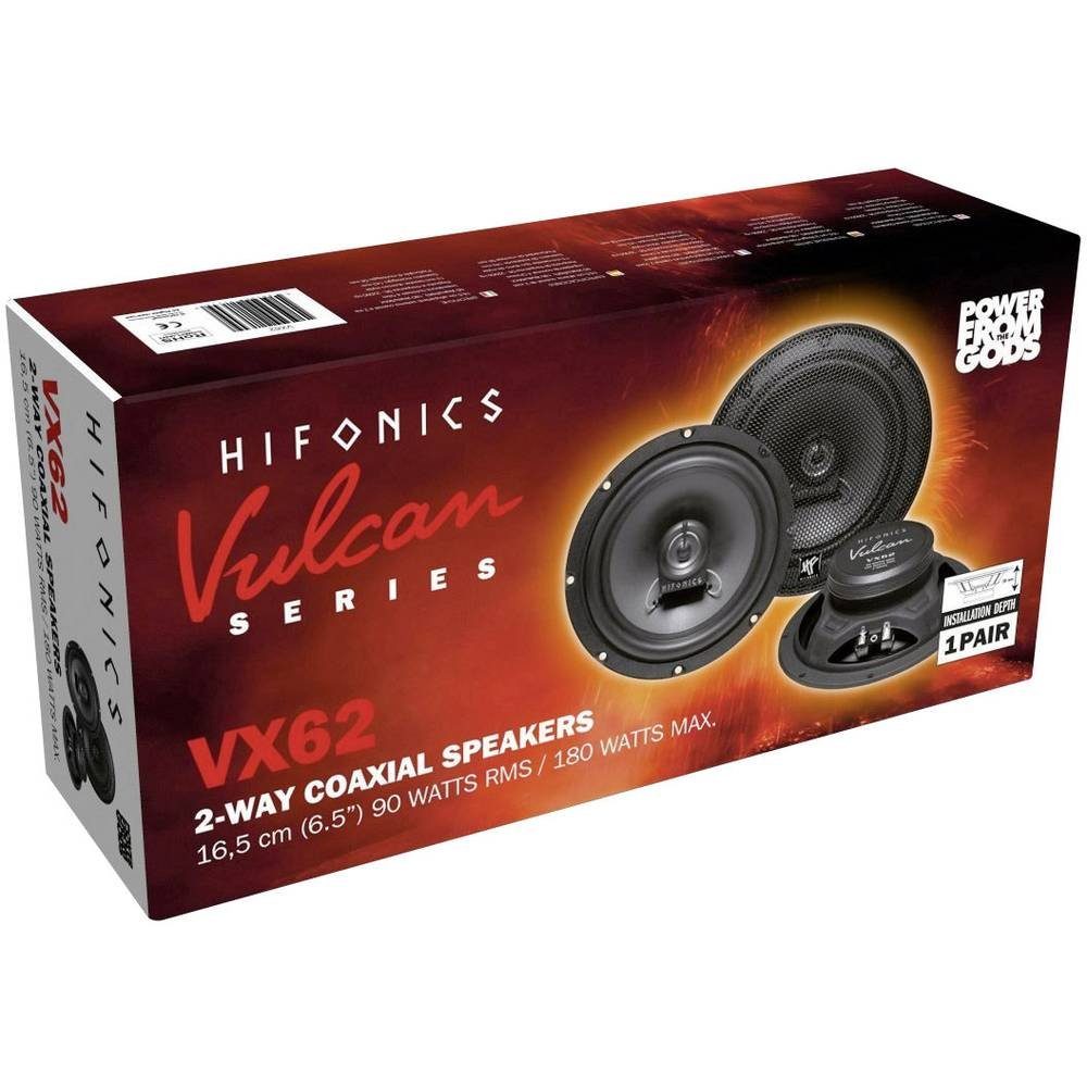 Hifonics Vulcan 16.5 cm 2-Wege-Koax-System Auto-Lautsprecher