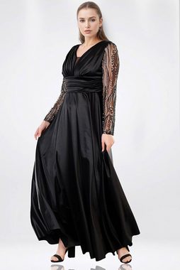 Modabout Abendkleid Langes Maxikleid Hochzeit für große Größen NELB0553D9483SYH (1-tlg)