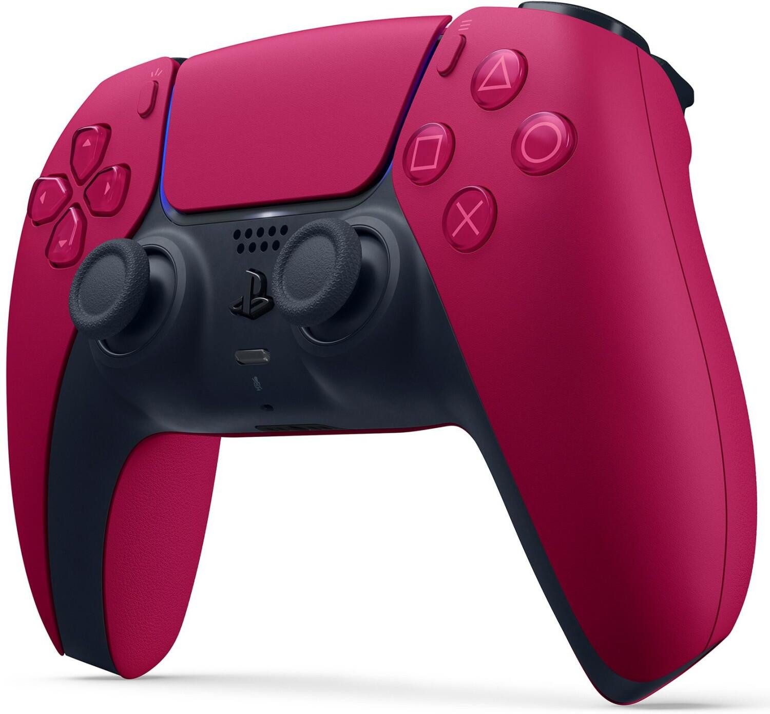 Playstation PS5 DualSense Wireless Controller Cosmic Red + SA DualSense Wireless-Controller (inkl. 2x Stickabdeckung/Schutz (Farbe zufällig)