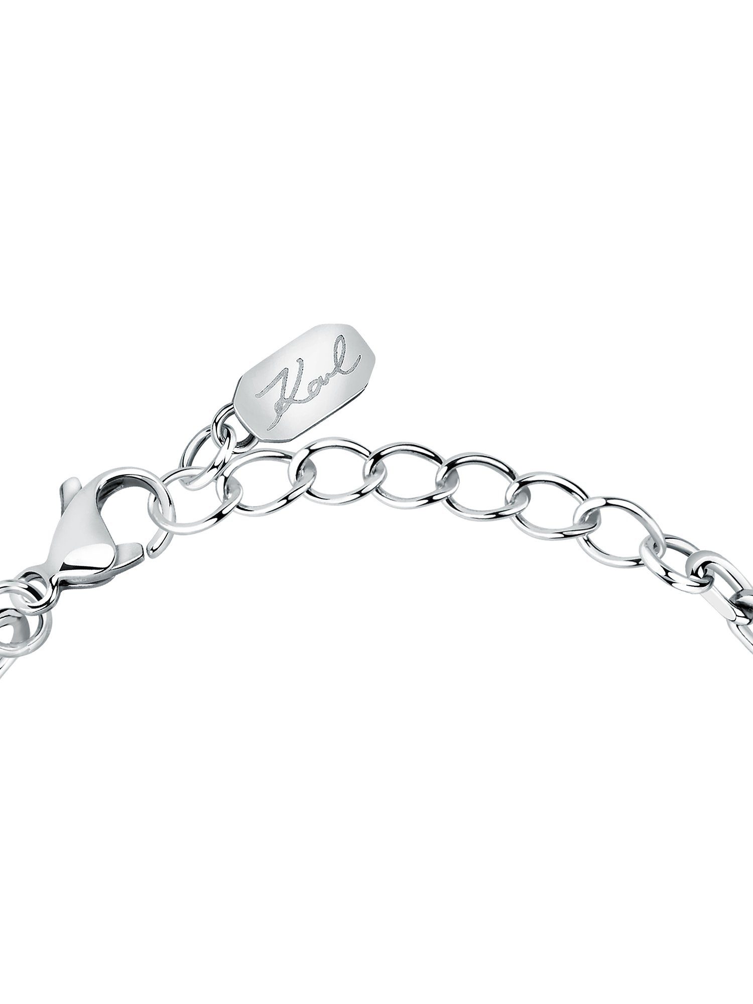 KARL LAGERFELD Armband Karl Lagerfeld Damen-Armband Edelstahl 2 Kristall