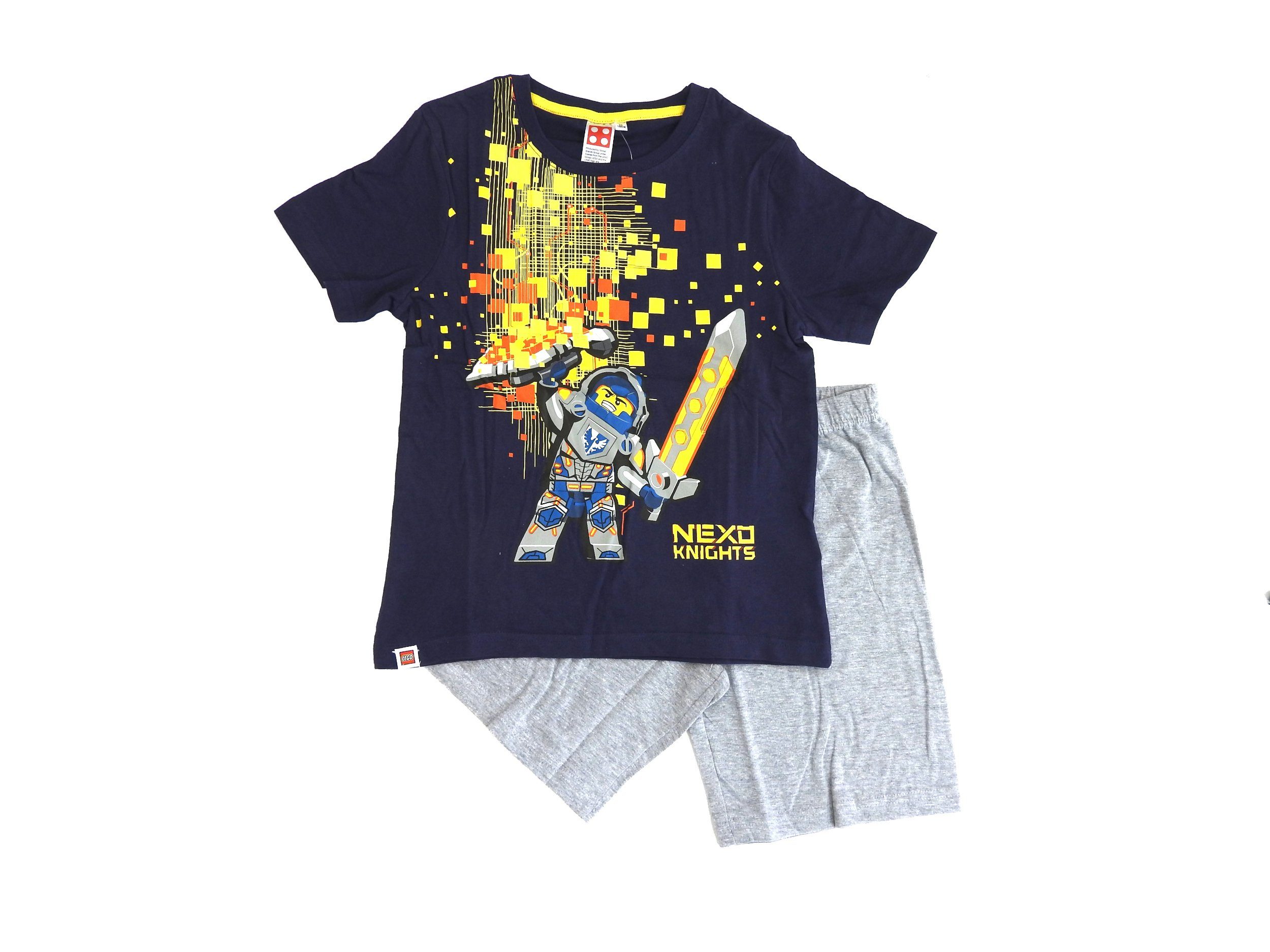 LEGO® kidswear Pyjama (Set) Kinder Schlafanzug kurz 2tlg. Shorty Set blau Jungen