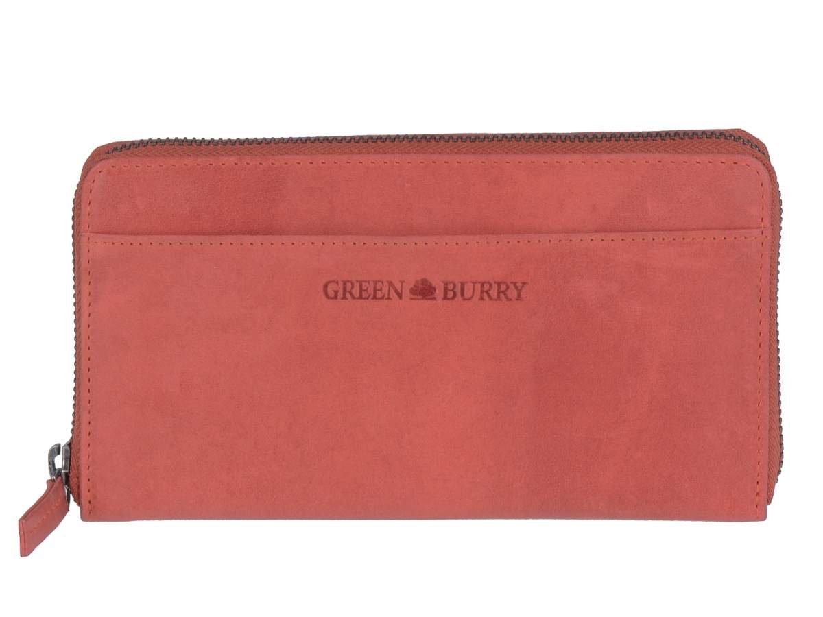 Greenburry Geldbörse Washed Cowboy, Langbörse, Damenbörse, Lederbörse, Portemonnaie