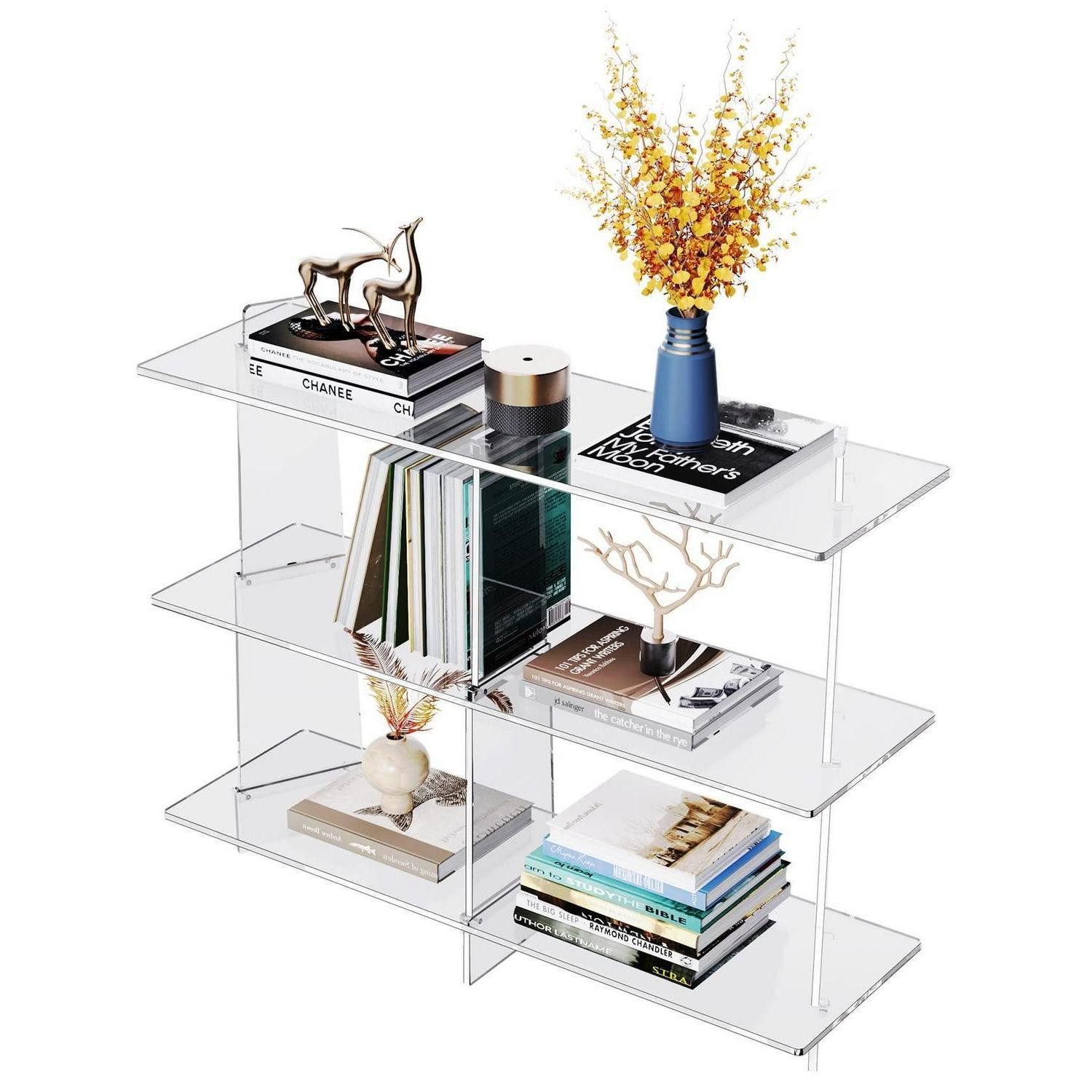 LuxusKollektion Konsolentisch Acryl Konsolentisch 100x30x80 transparent (1-St)