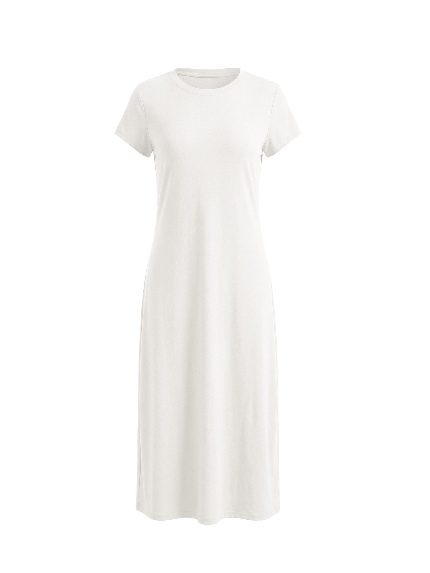 Imily Bela Midikleid Damen Kurzärmeliges T-Shirt Kleid (Packung, 1-tlg., 1p günstig online kaufen