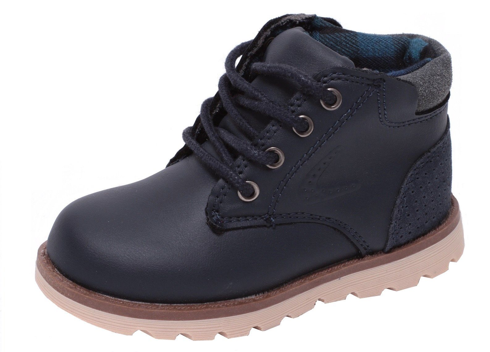 Zapato Schnürboots Jungen Schnürschuhe Schnürstiefel Boots High Cut Stiefel  Stiefelette Schuhe blau