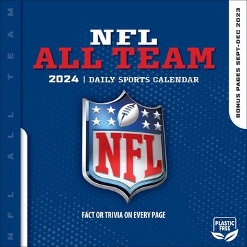 Turner Tischkalender NFL All Team - NFL - Tages-Abreißkalender 2024