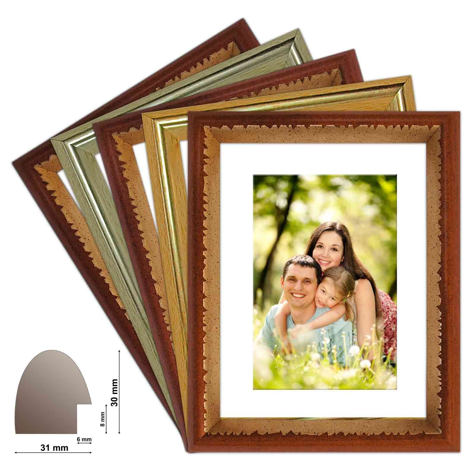 NEUMANN Рамки Holzrahmen MEXICO Wechselrahmen, Fotorahmen rundprofil