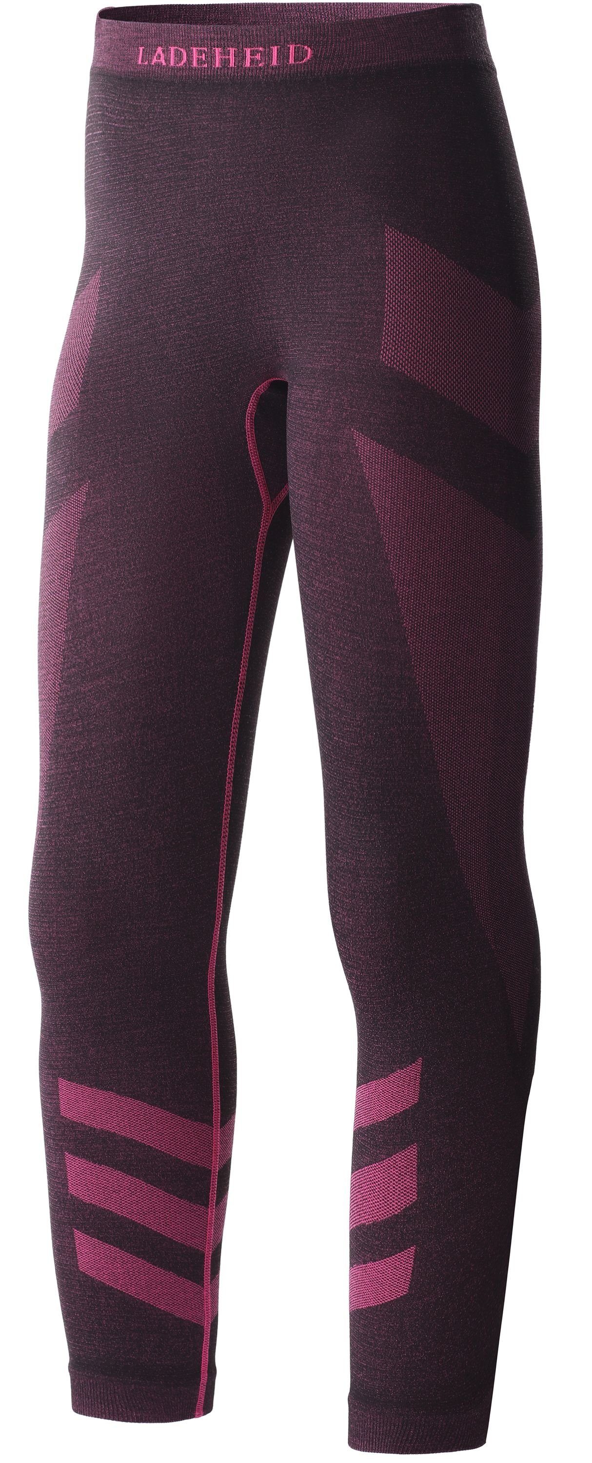 LAGI008 Funktionsunterwäsche Thermoaktive Ladeheid Lange Schwarz/Rosa Unterhose (1-St) Funktionsunterhose Kinder