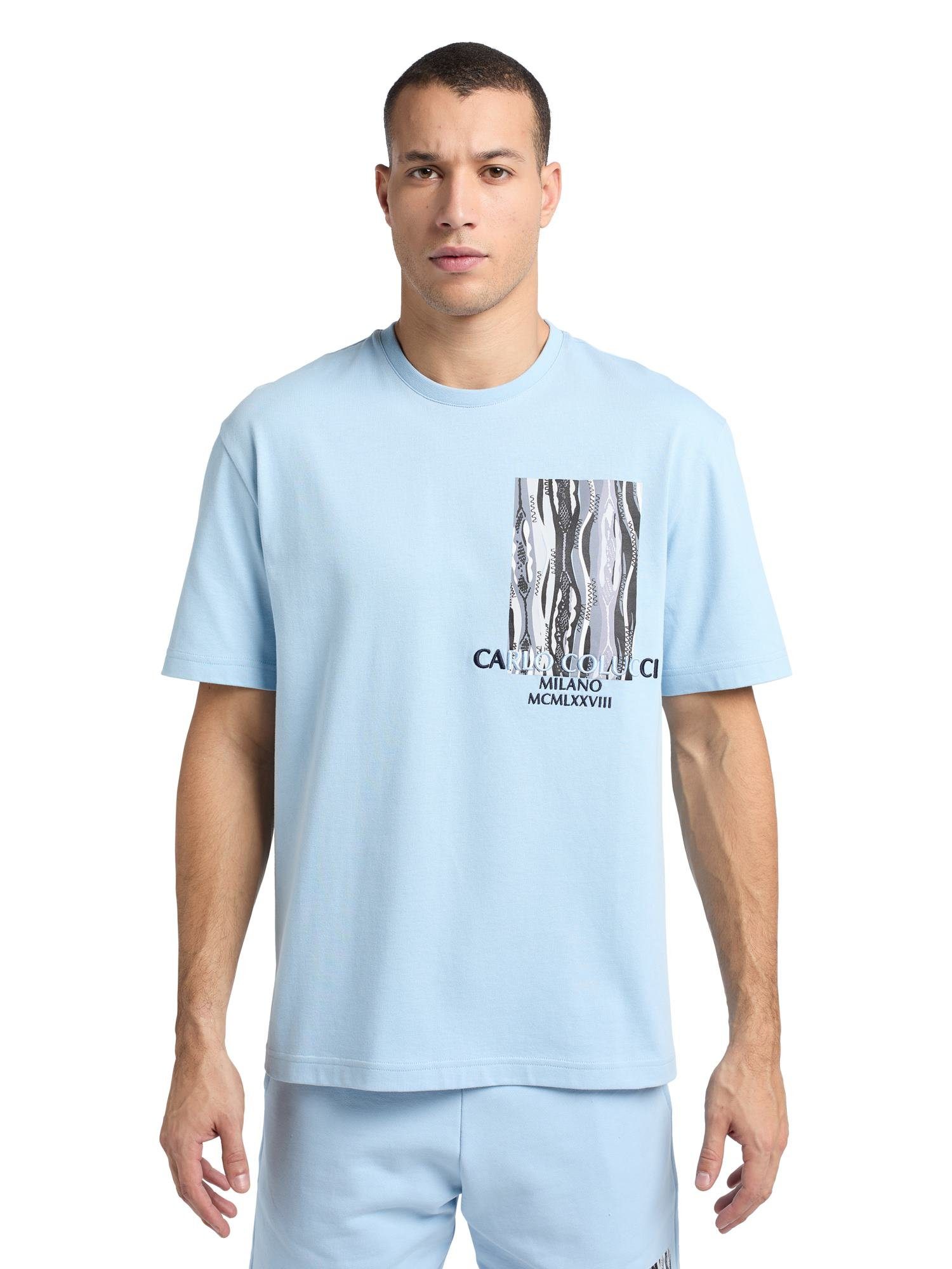 CARLO COLUCCI T-Shirt De Pandis Blau