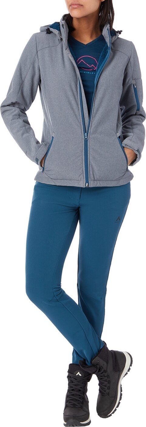 McKINLEY Softshelljacke Tura II Damen-Jacke anthrazit/blau günstig online kaufen