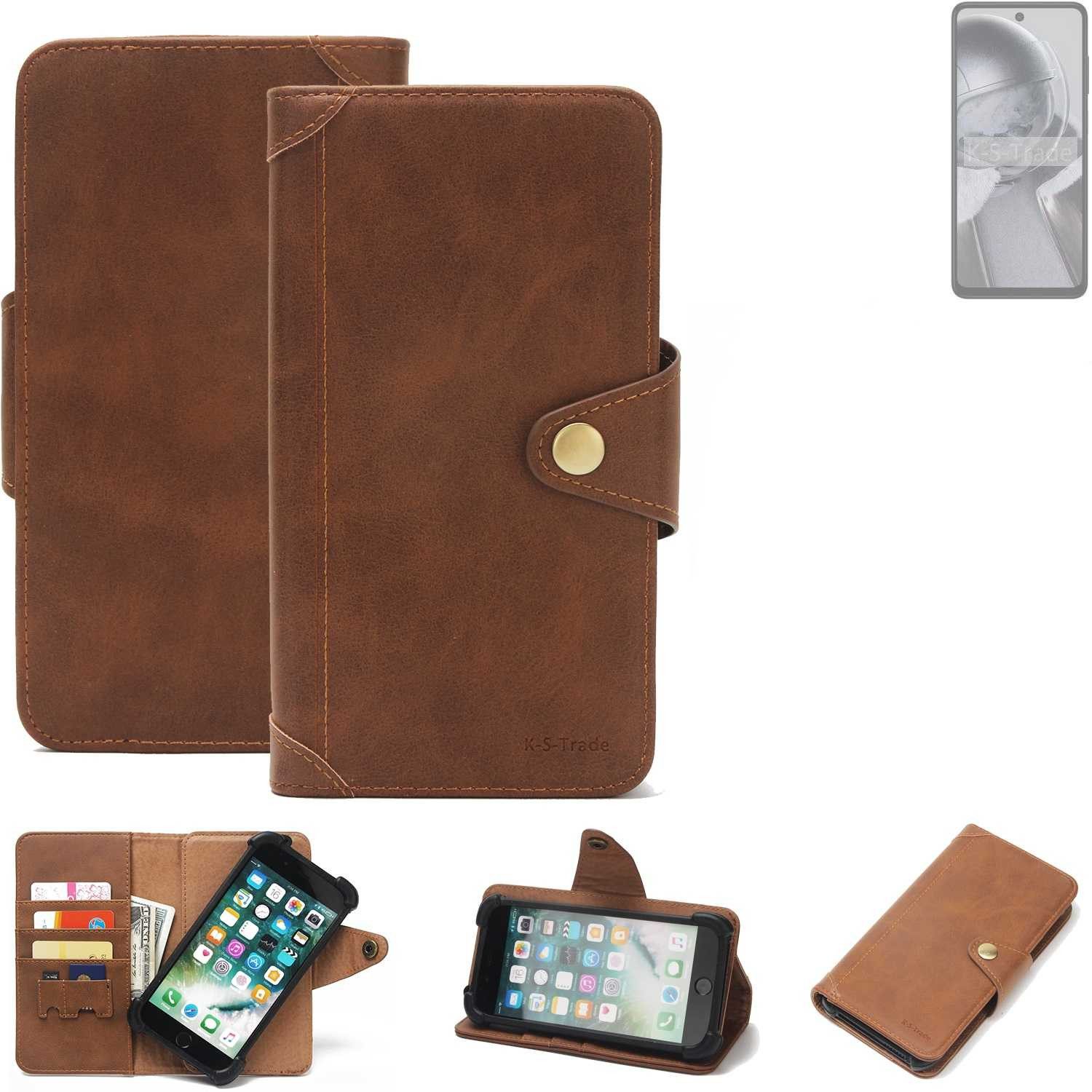 K-S-Trade Handyhülle für HMD Pulse Pro, Handyhülle Schutz Hülle Walletcase Bookstyle Tasche Case