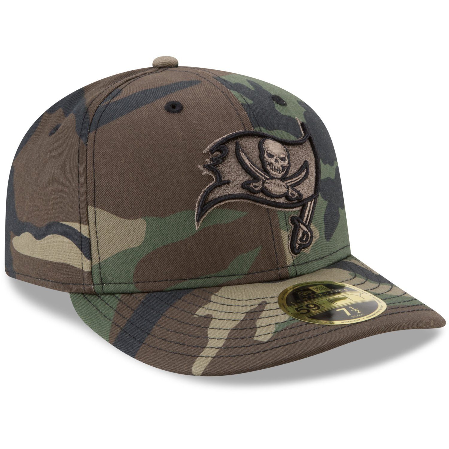 New Era Fitted Cap 59Fifty Low Profile NFL Teams woodland