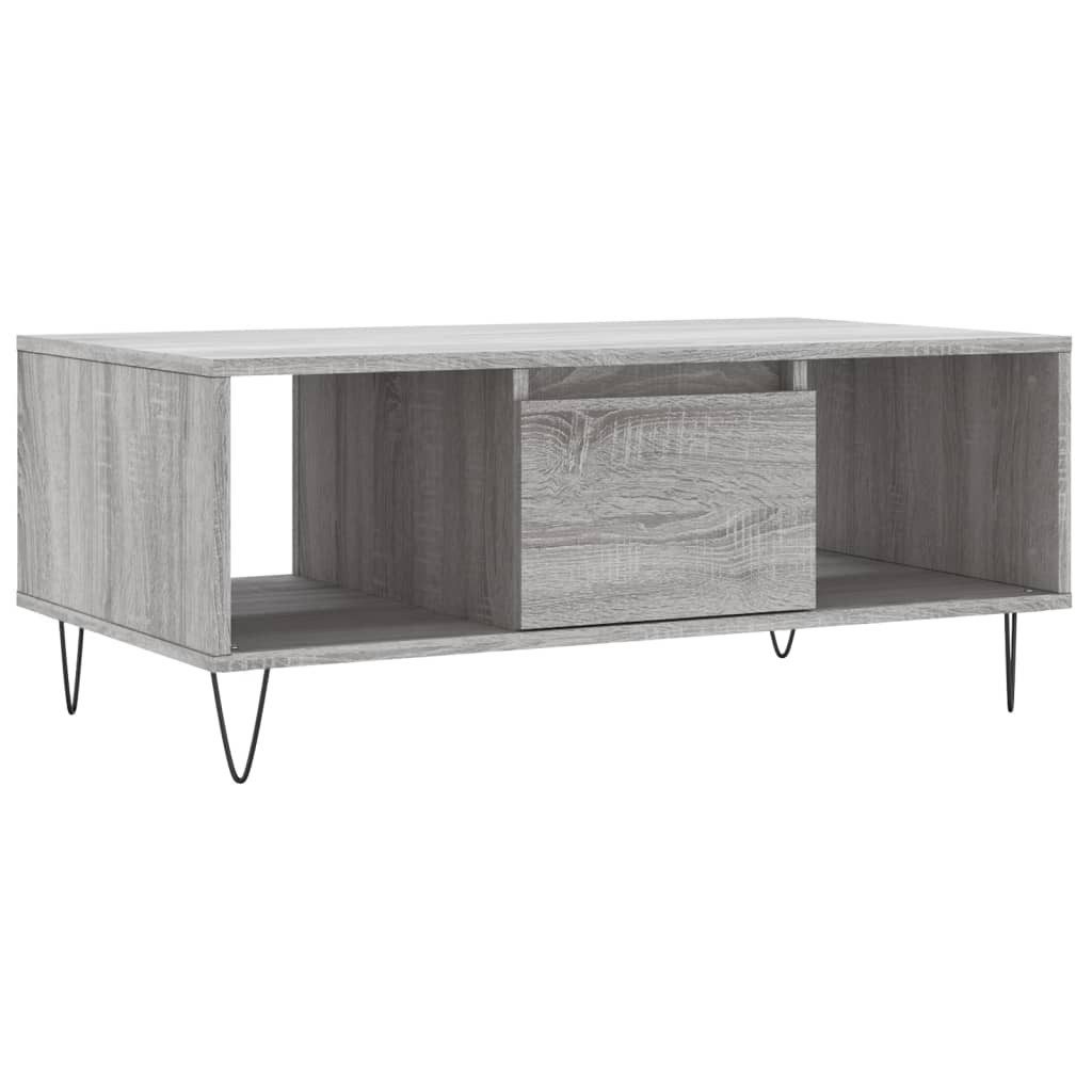 Couchtisch Couchtisch Grau Sonoma 90x50x36,5 cm Holzwerkstoff