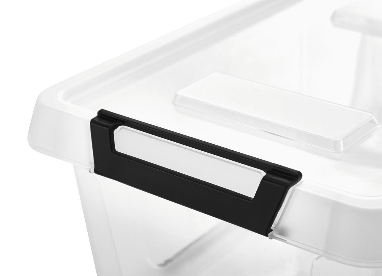 Gardissimo Aufbewahrungsbox 5 er Set mit Deckel "Clip" 2 Liter Kunststoff Boxen Stapelboxen (Spar-Set, 5 Boxen + 5 Deckel), Deckel mit Clipverschluss / stapelbar / nestbar