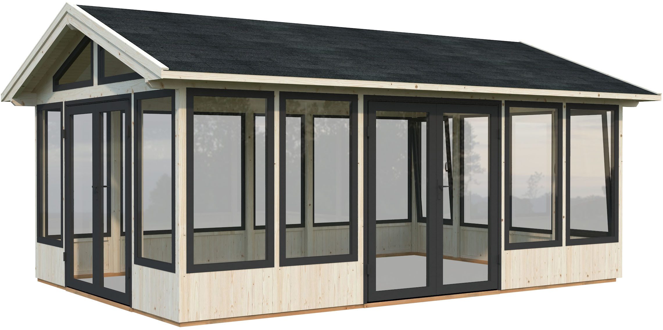 Palmako Holzpavillon Isabella, BxTxH: 465x661x315 cm