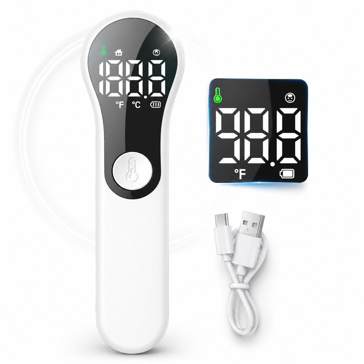 VEKROBOT Fieberthermometer Tragbares digitales