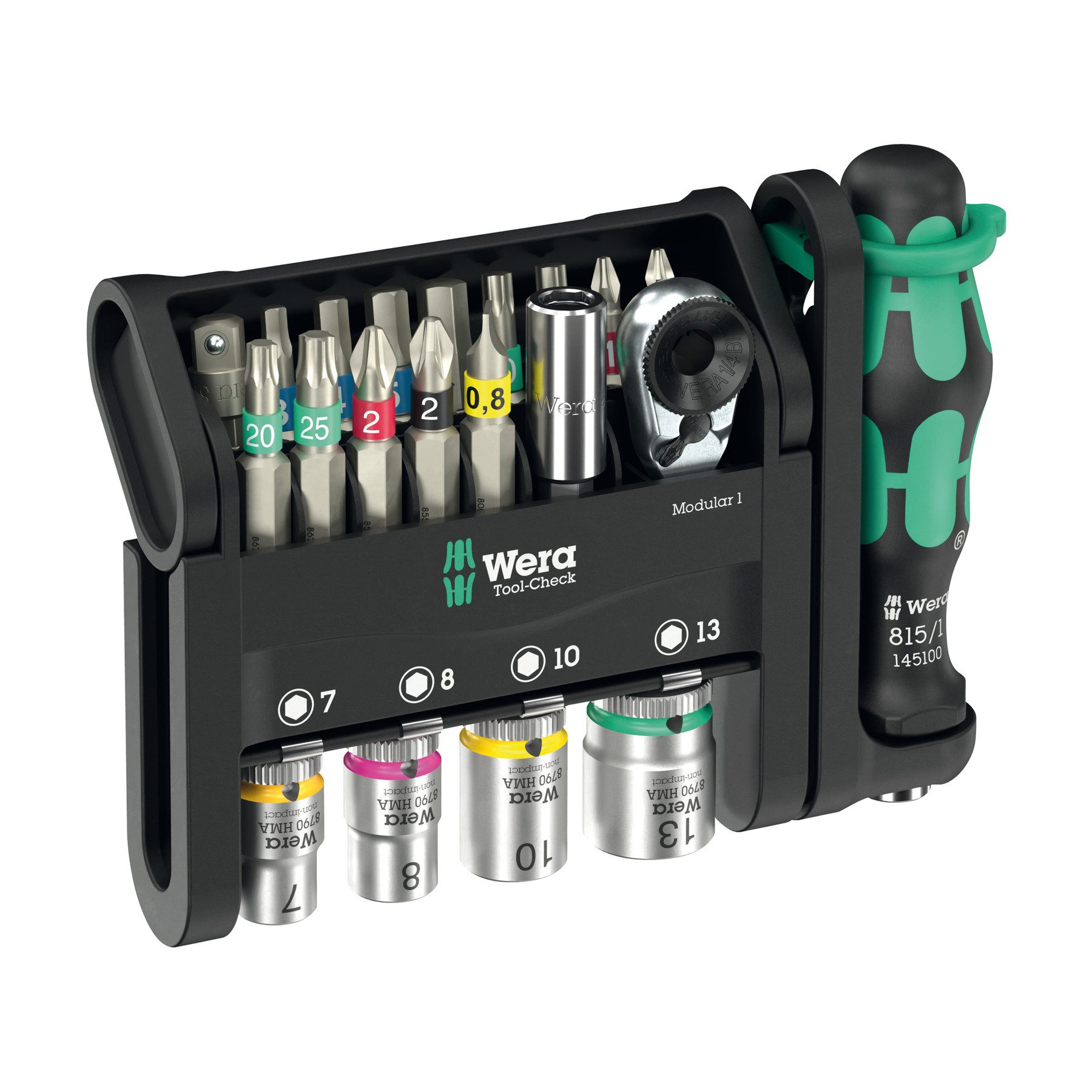 Wera Bit-Set WERA Bit-Set, Tool-Check Modular 1, 05049000001, 21-teilig