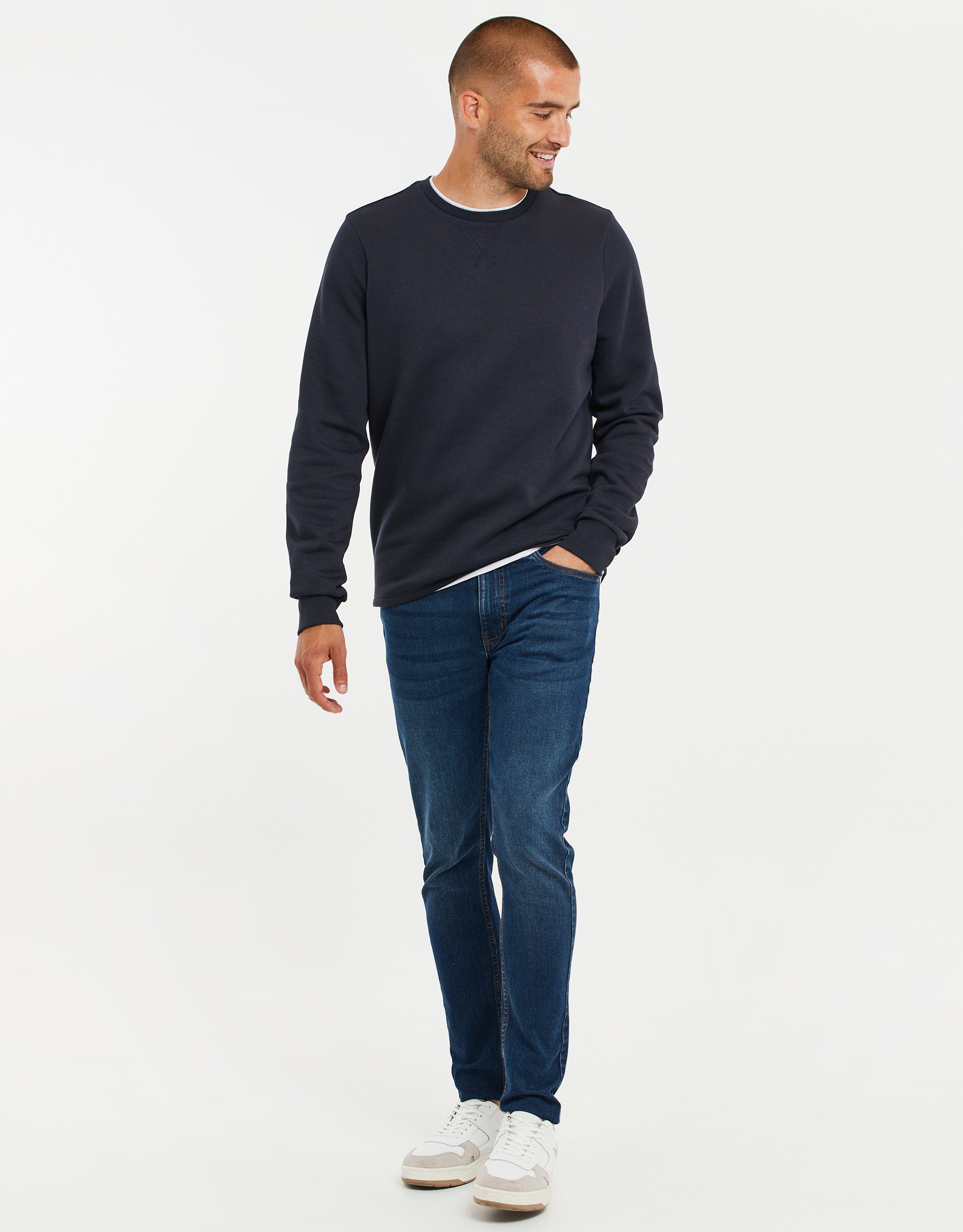 Threadbare Sweatshirt THB Fleece Crew Kisele günstig online kaufen