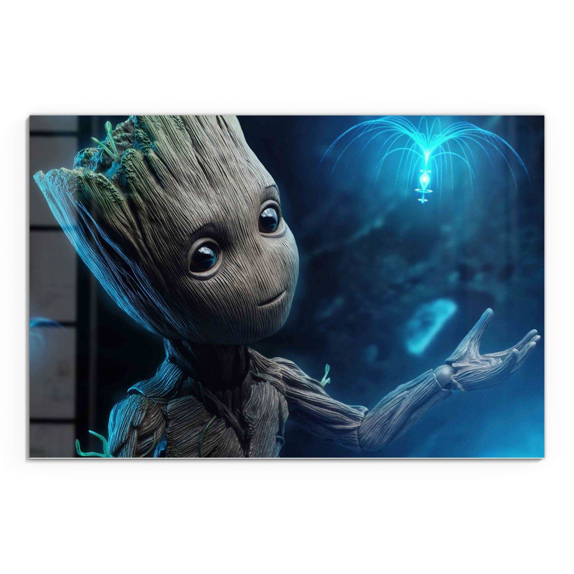 DEQORI Glasbild 'Niedlicher Baby Groot', 'Niedlicher günstig online kaufen