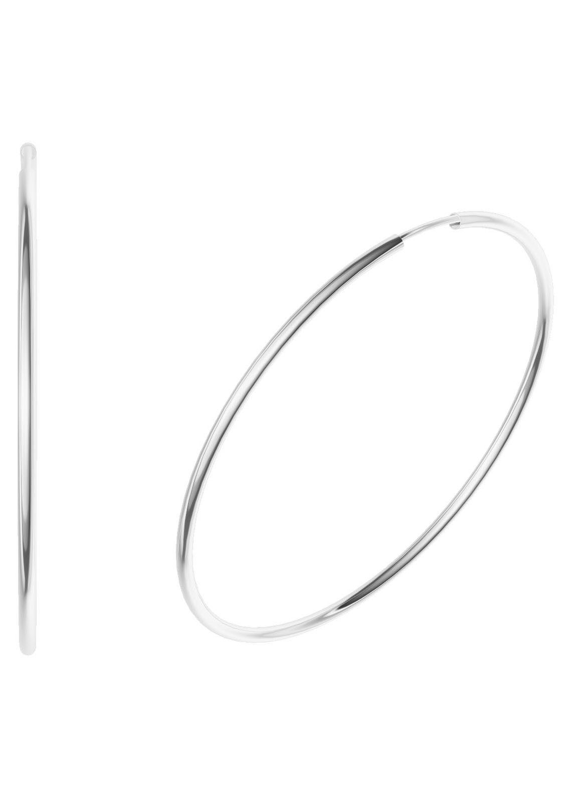 Firetti Paar Creolen Schmuck Geschenk Silber 925 2,0 mm breit, Made in Germany