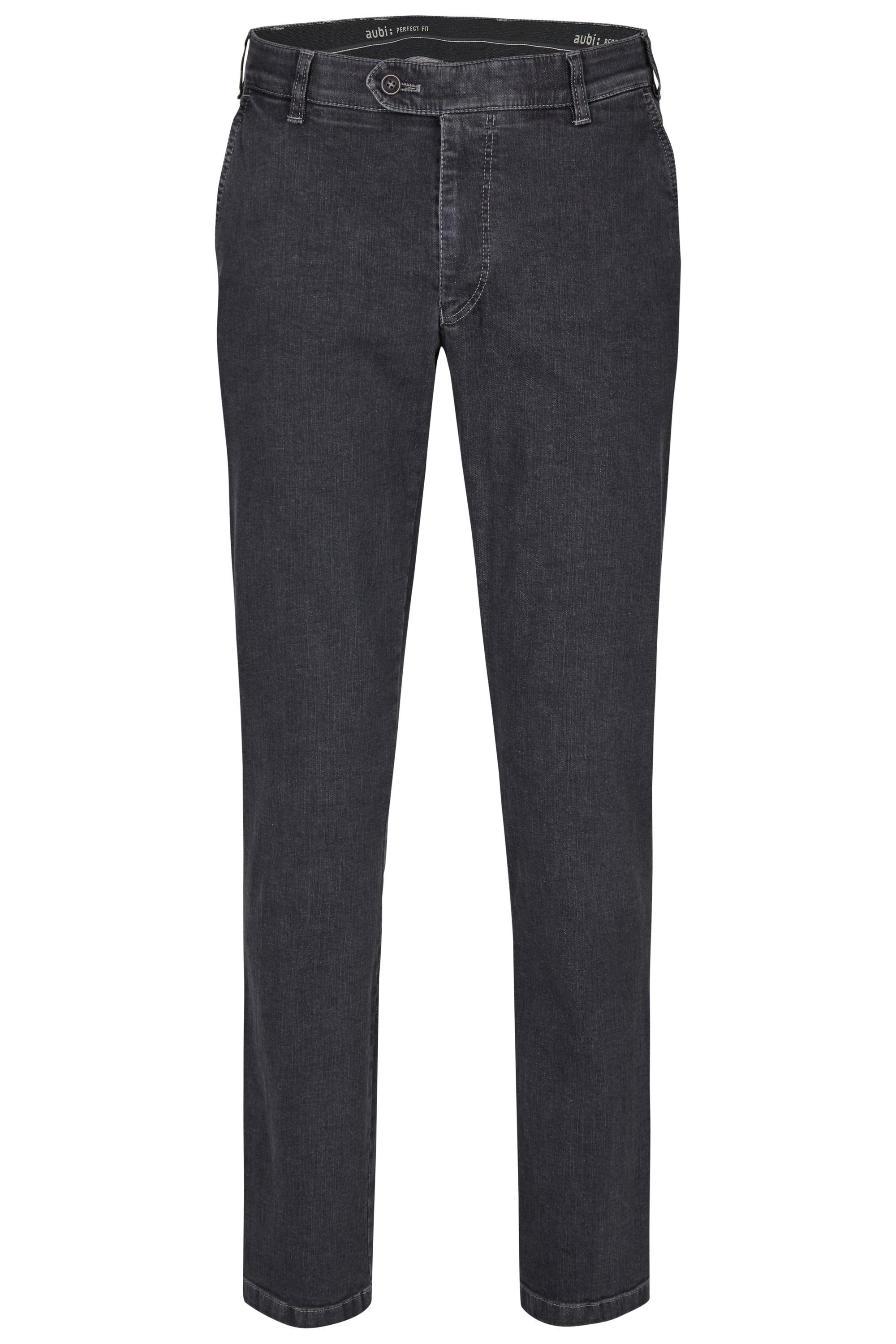 aubi: Bequeme Jeans aubi Perfect Fit Herren Jeans Hose Stretch aus Baumwolle High Flex Modell 526 grey (51)