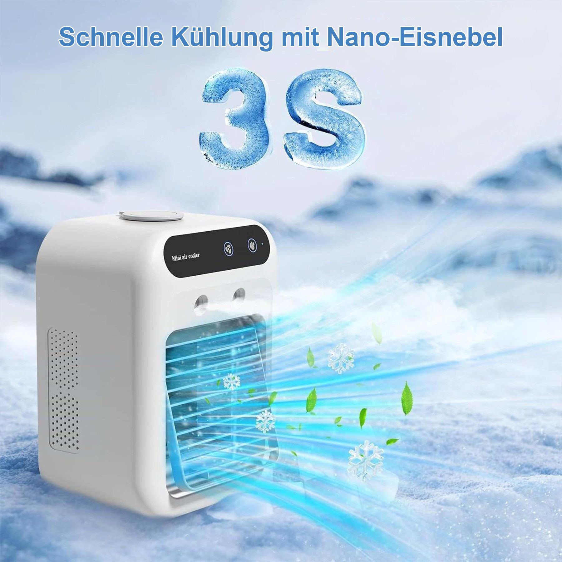Senmudi Ventilatorkombigerät Luftkühler mit Verdunstungskühlung Mini Ventil günstig online kaufen