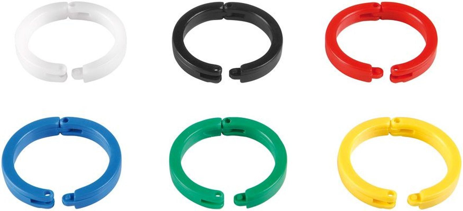 Schlüsselanhänger Ringbinder 23mm VE=1000 Stück Grundfarben sortiert