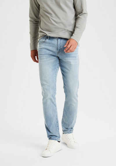 Buffalo 5-Pocket-Jeans Straight-fit Jeans aus elastischer Denim-Qualität